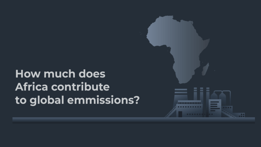 How much does Africa contribute to global carbon emissions? | Climate News