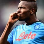 Napoli’s Victor Osimhen reacts to his outburst following substitution