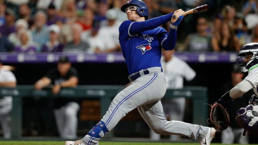 Jays score in each of final 6 innings of 13-9 over Rockies