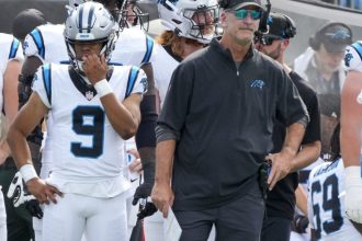 Panthers focus on fresh start behind new coach, QB