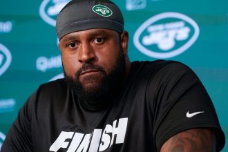 The New York Jets O-Line needs to block for whoever is at QB