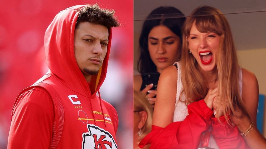 Patrick Mahomes admits feeling “pressure” playing in front of Taylor Swift