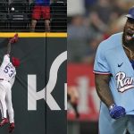 What happened to Adolis Garcia? Rangers All-Star outfielder forced to leave game vs Astros early