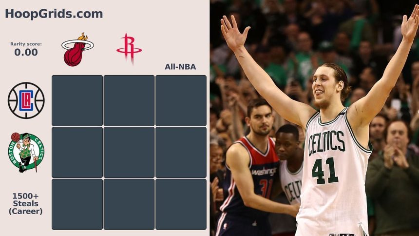 Which Celtics stars played for the Heat and the Rockets? NBA HoopGrids answers for September 15