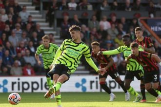 UP GUNNERS!! Kai Havertz Scores As Arsenal Beat Bournemouth 4