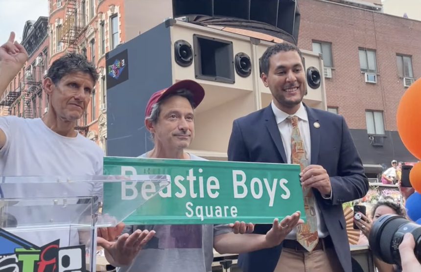 Beastie Boys Square unveiled in Lower East Side w/ Mike D & Ad-Rock