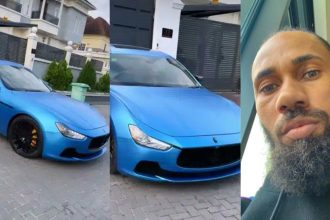 Phyno Surprises Manager with Brand New Maserati