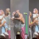 Watch Heart-warming Moment Simi and Daughter Surprise Adekunle Gold on Stage