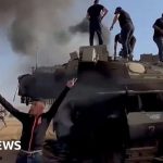 Video ‘shows captured Israeli tank in Gaza’