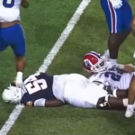 Should Brevin Randle have plunged a spiked shoe into his downed opponent’s neck?