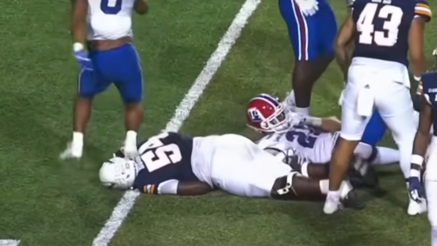 Should Brevin Randle have plunged a spiked shoe into his downed opponent’s neck?