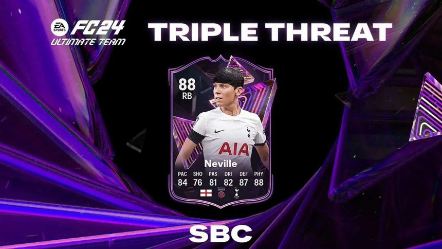 EA FC 24 Ashleigh Neville Triple Threat SBC