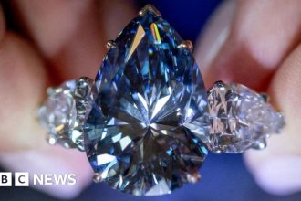 Christie's sells rare blue diamond for over m