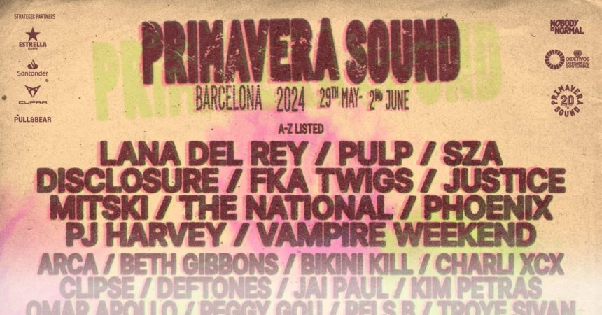 Primavera Sound Barcelona announces 2024 lineup