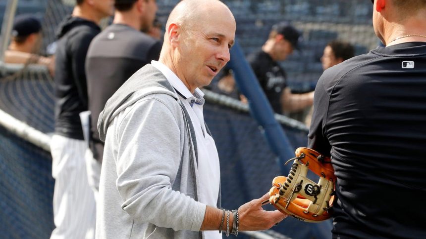 New York Yankees GM Brian Cashman is pretty agitated