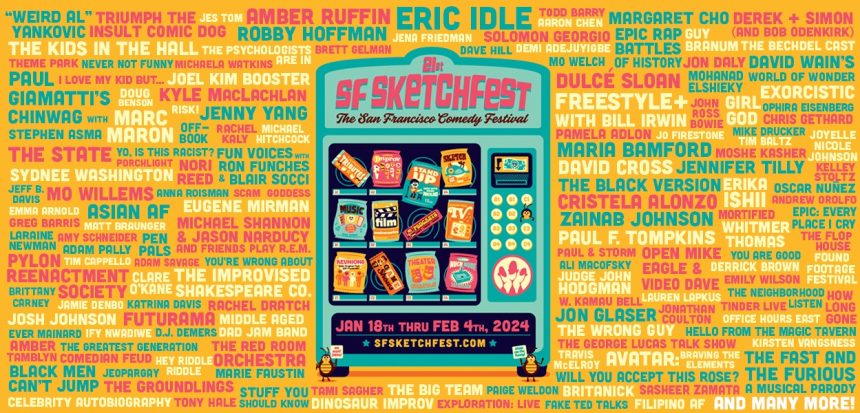 SF Sketchfest 2024 lineup (Monty Python’s Eric Idle, The State, Kids in the Hall, tons more)