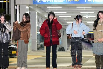 NewJeans Unveiled Cozy Holiday Airport Fashion On Their Way To The 8th Asia Artist Awards