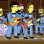 Belle and Sebastian were on ‘The Simpsons’ last night, sang “Willie and the Dream of Peat Bogs”