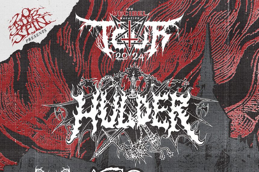 Hulder, Devil Master, Worm & Necrofier going on 2024 Decibel Magazine Tour