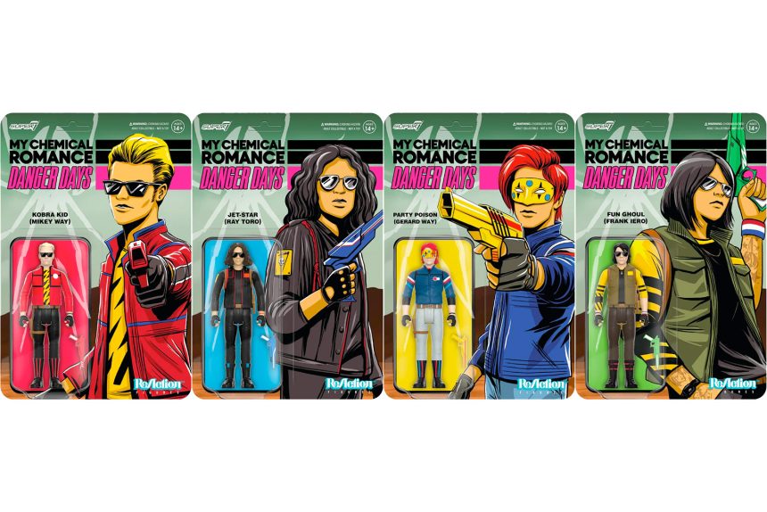 My Chemical Romance ‘Danger Days’ action figures announced