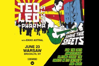 Ted Leo & The Pharmacists (playing ‘Shake the Sheets’) @ Warsaw on BV Presale (password here)