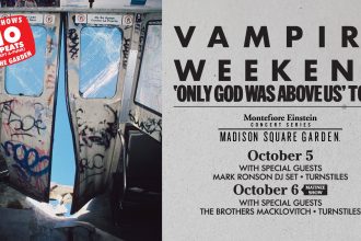 Vampire Weekend @ Madison Square Garden on BrooklynVegan Presale (password here)