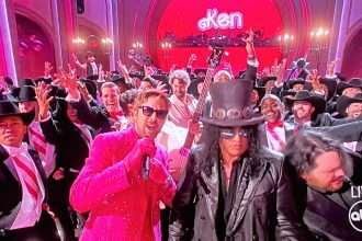 Watch Ryan Gosling perform “I’m Just Ken” on the 2024 Oscars with Slash, Mark Ronson & more