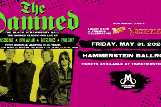 The Damned announce classic ’80s lineup NYC show with The Dictators & Lenny Kaye ‘Nuggets’ (BV presale)